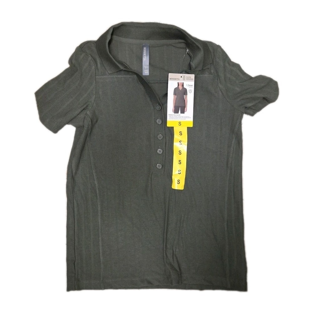 Mondetta Women's Ribbed Polo Shirt Kambaba Small